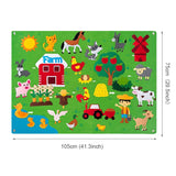 Farm Adventure Felt Puzzle