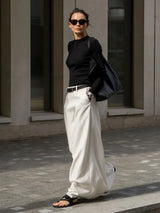 Nicole - High Waist Long Skirt