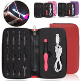 Rechargeable Light-Up Crochet Hooks Set - beumoonshop
