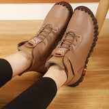 Thick Fur Booties Women's Short Leather - beumoonshop