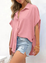Lucy - Short Sleeve Blouse