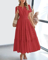 Lacey - V-Neck Long Dresses