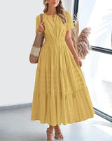 Lacey - V-Neck Long Dresses