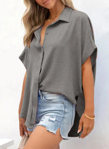 Lucy - Short Sleeve Blouse