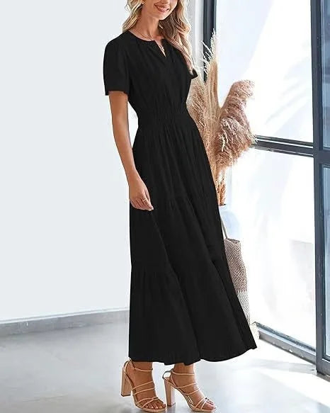 Lacey - V-Neck Long Dresses