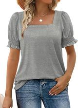 Gaia - Square Neck Top