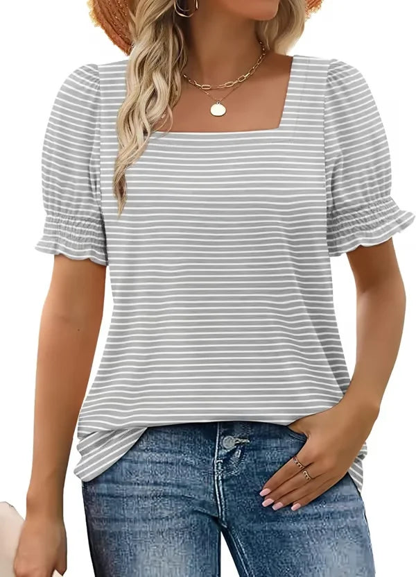 Gaia - Square Neck Top