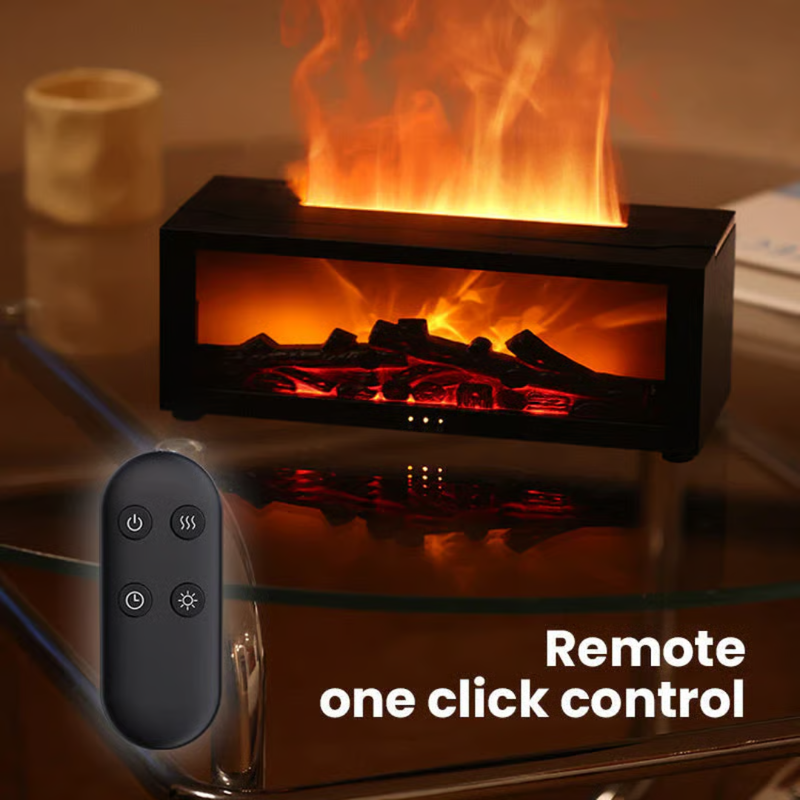 Fireplace Flame Diffuser Humidifier with Remote – Linnaco