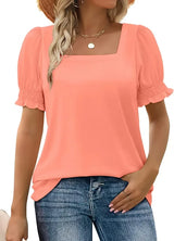 Gaia - Square Neck Top