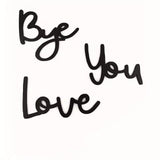 Love You Bye Wooden Sign