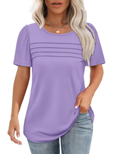 Soleil - Scooped Neck Blouse