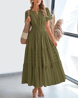 Lacey - V-Neck Long Dresses