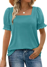 Gaia - Square Neck Top