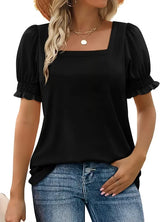 Gaia - Square Neck Top
