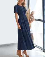 Lacey - V-Neck Long Dresses