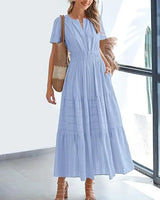 Lacey - V-Neck Long Dresses