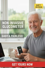 DE LUXE Non-Invasive Blood Glucose Monitor — 5-Second Readout | Bayer - 99% Accuracy 8-1