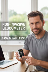 DE LUXE Non-Invasive Blood Glucose Monitor — 5-Second Readout | Bayer - 99% Accuracy 8-1
