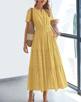 Lacey - V-Neck Long Dresses