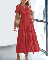 Lacey - V-Neck Long Dresses