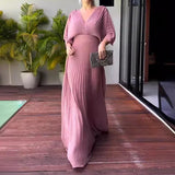 Isabella - Summer Pleated Long Dress