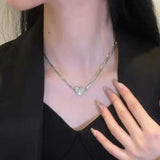 Magnetic Heart Charm Necklace