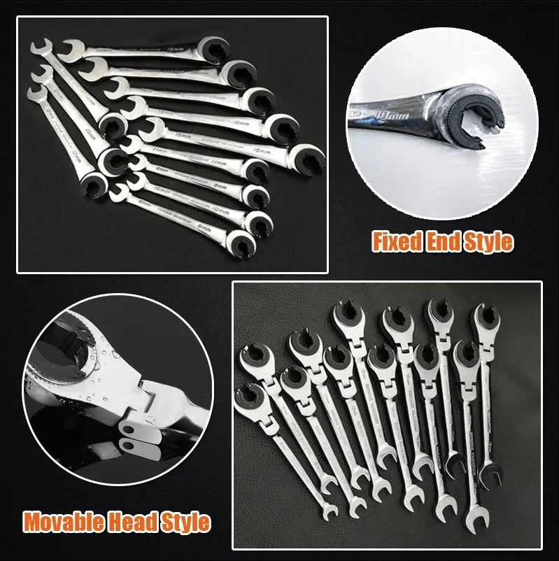 FlexiRatchet Tubing Wrench SET