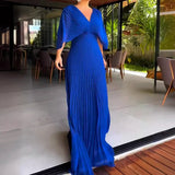 Isabella - Summer Pleated Long Dress