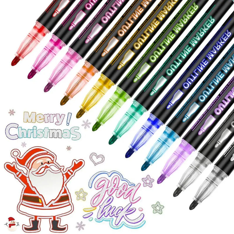 SparkleMagic: Dual-Color Pens