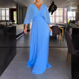 Isabella - Summer Pleated Long Dress