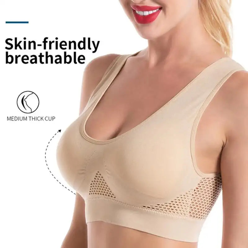 BreezeComfort Seamless Support Bra