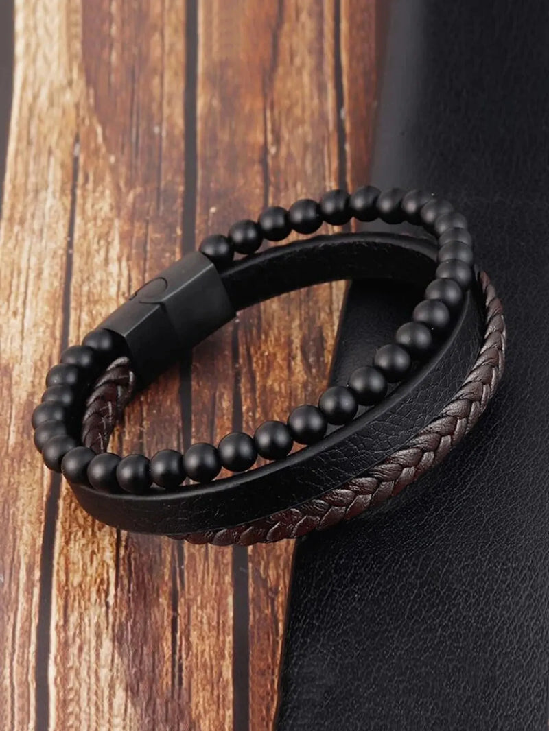 Mark: Leather Bracelet