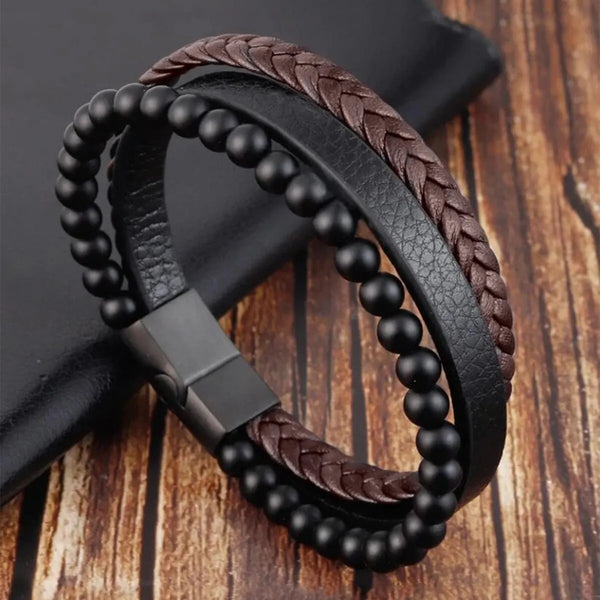 Mark: Leather Bracelet