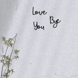 Love You Bye Wooden Sign