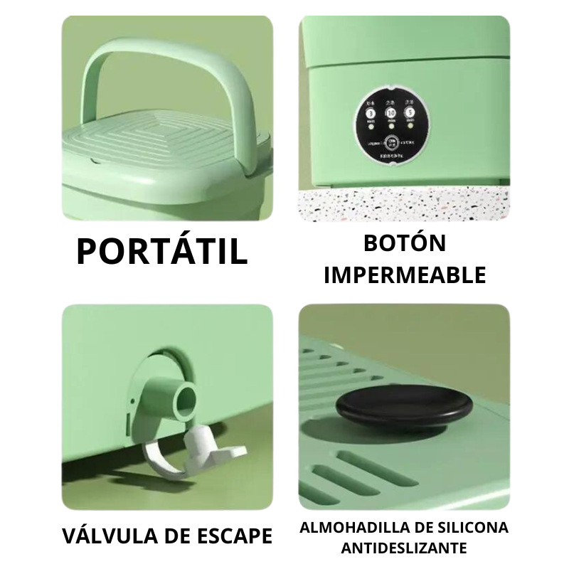 Mini Lavadora Plegable Portátil