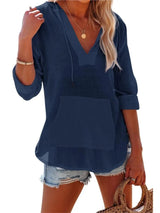 Sandy - Hooded Blouse