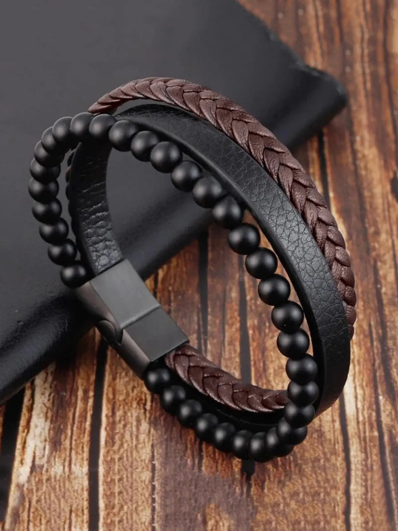 Mark: Leather Bracelet