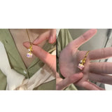 Elegant Rose Necklace Charm