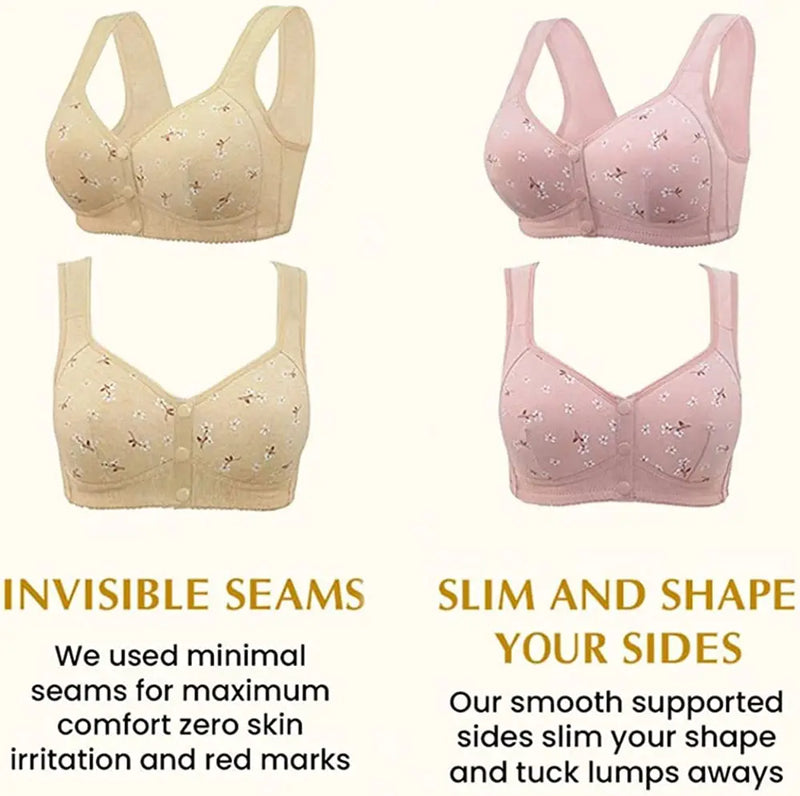 Miraly DaisySnap Comfort Bras (2 + 1 FREE)