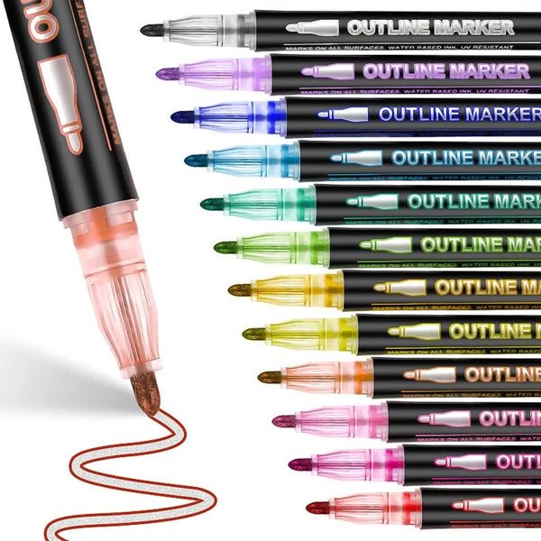 SparkleMagic: Dual-Color Pens