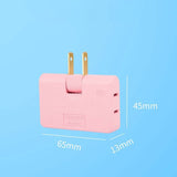 180 Rotating 3 Way Flat Wall Outlet - beumoonshop