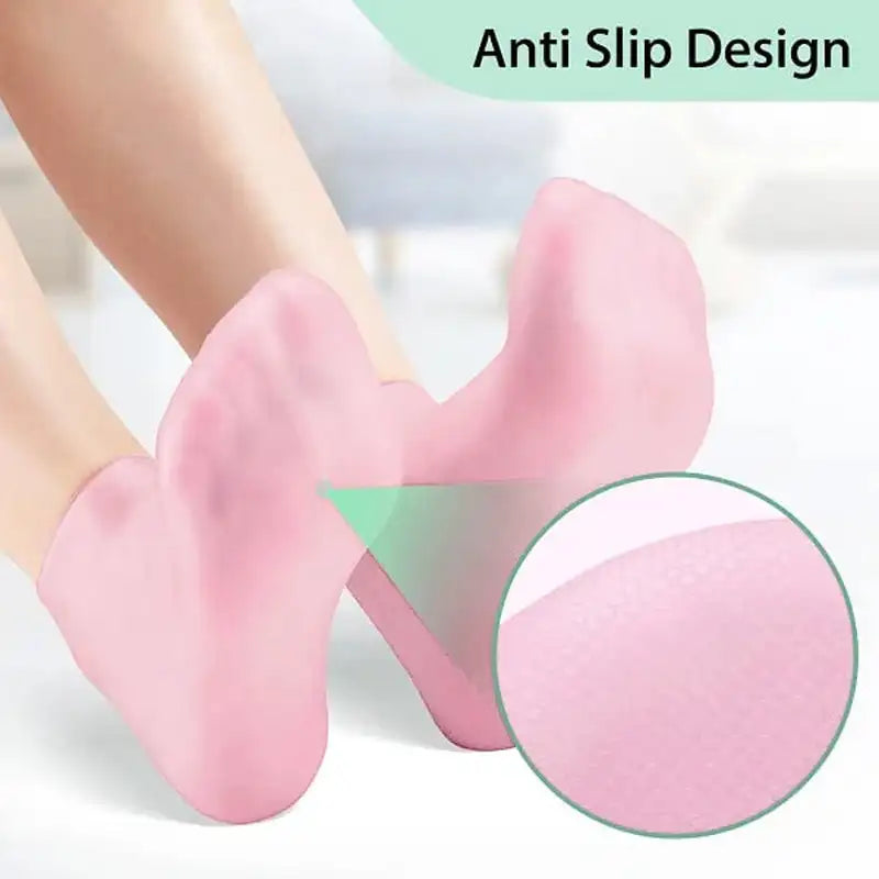 (1 + 1 Free)SilkySmooth Pedicure Gel Socks