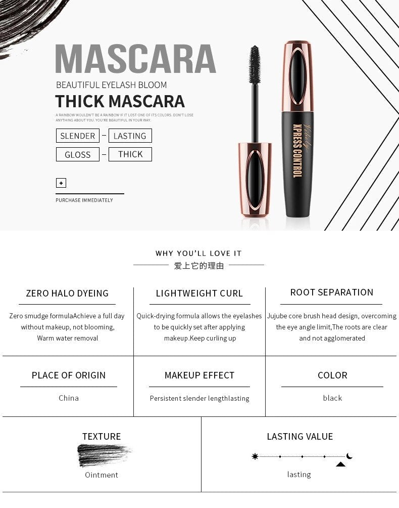 4D Silk Fiber Mascara - beumoonshop