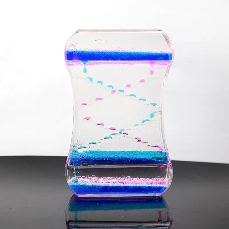 Floating Liquid Hourglass