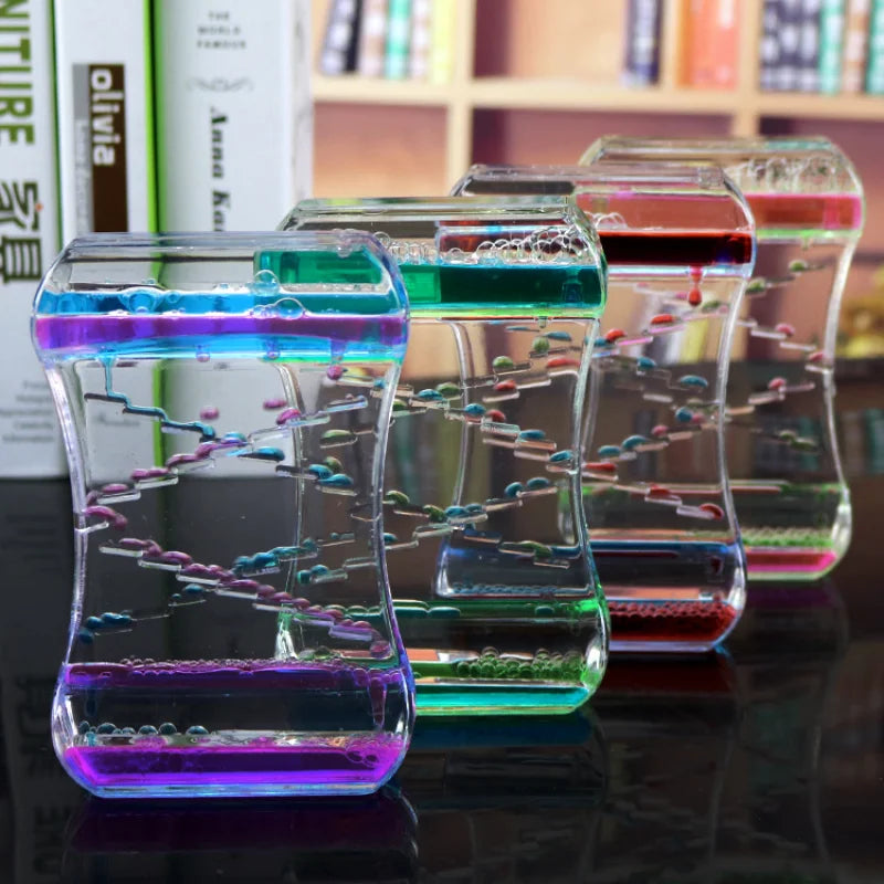 Floating Liquid Hourglass