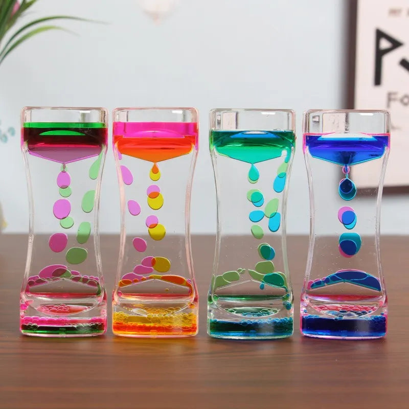 Floating Liquid Hourglass