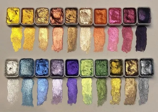 LustrousArt: Pearlescent Gouache Pigments