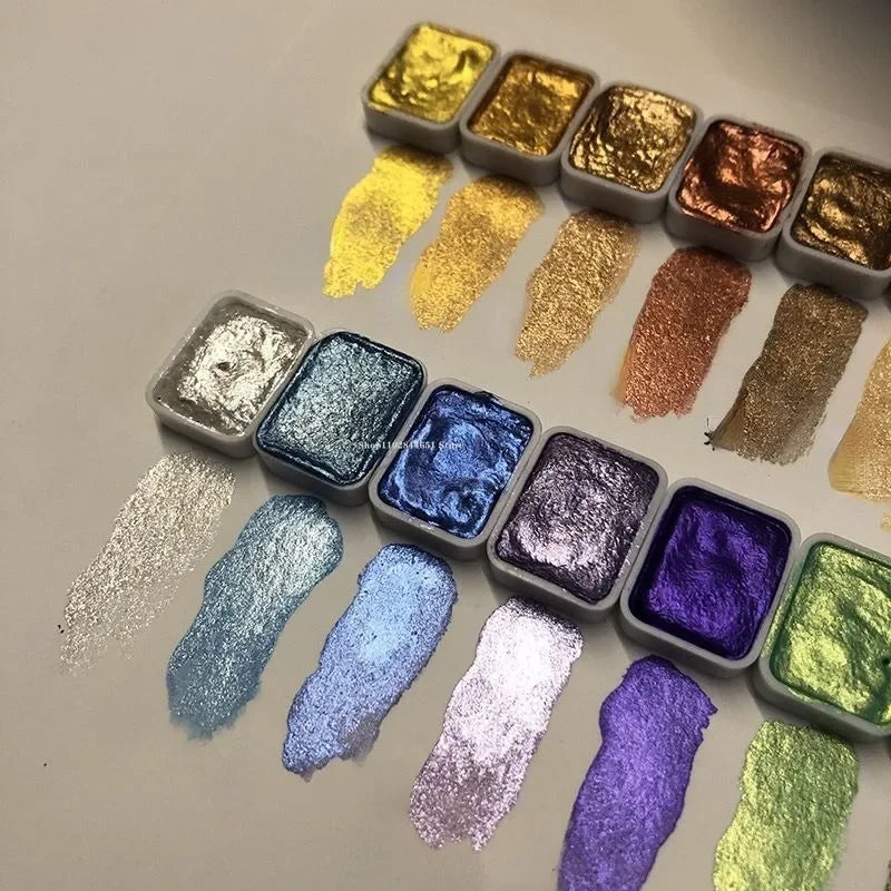 LustrousArt: Pearlescent Gouache Pigments