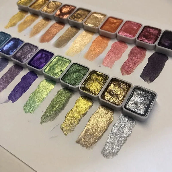 LustrousArt: Pearlescent Gouache Pigments