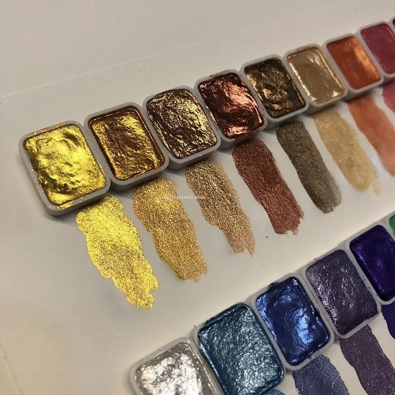 LustrousArt: Pearlescent Gouache Pigments